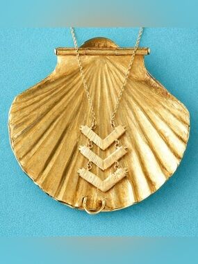 Boho chic long pendant necklace